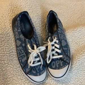 Brand new Coach Sneakers blue slip on sneakers